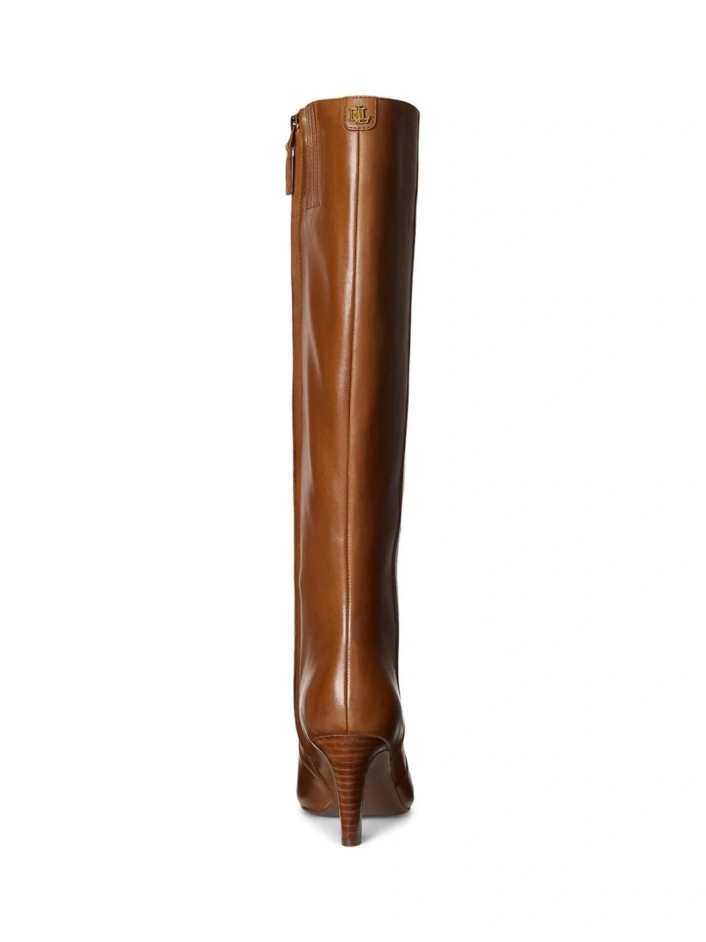 Lauren Ralph Lauren Womens Caelynn Leather Knee-High Boots Tan size 9 (B,M)